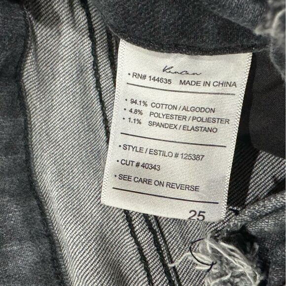 Kancan Rough Hem Skinny Jeans Women’s 25 - Picture 3 of 5